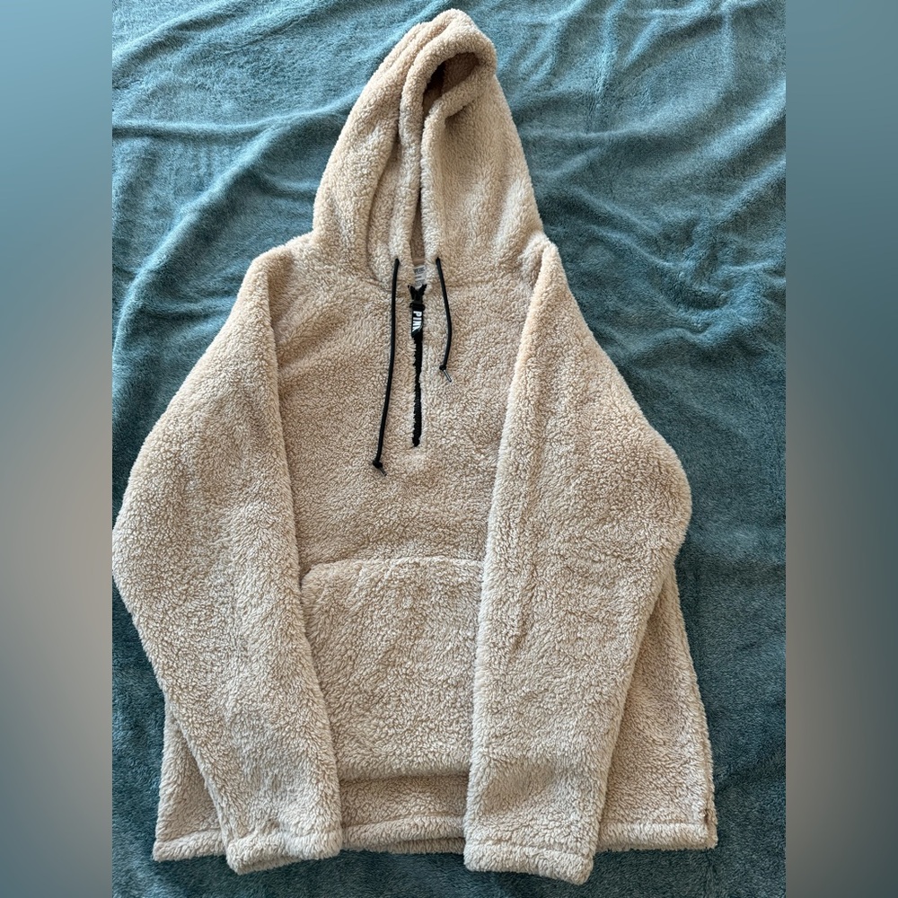 Victoria's Secret Pink Tan Sherpa Jacket
